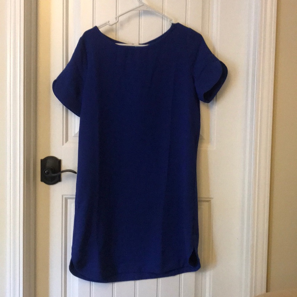 Royal blue dress